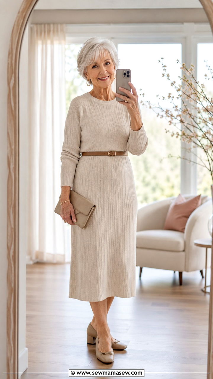 Lightweight Trench Over Everything Outfit - 30 Spring outfits for women over 70