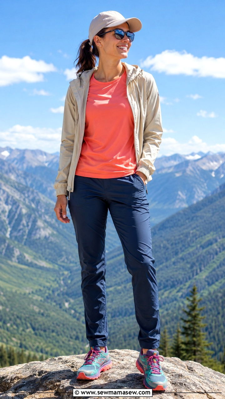 Lightweight Windbreaker Hiking Pants Trail Runners Spring Camping - 30 Spring camping trip outfits