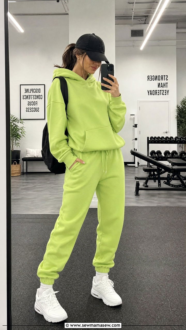 Lime Green Athleisure Set - 35 Lima outfit ideas