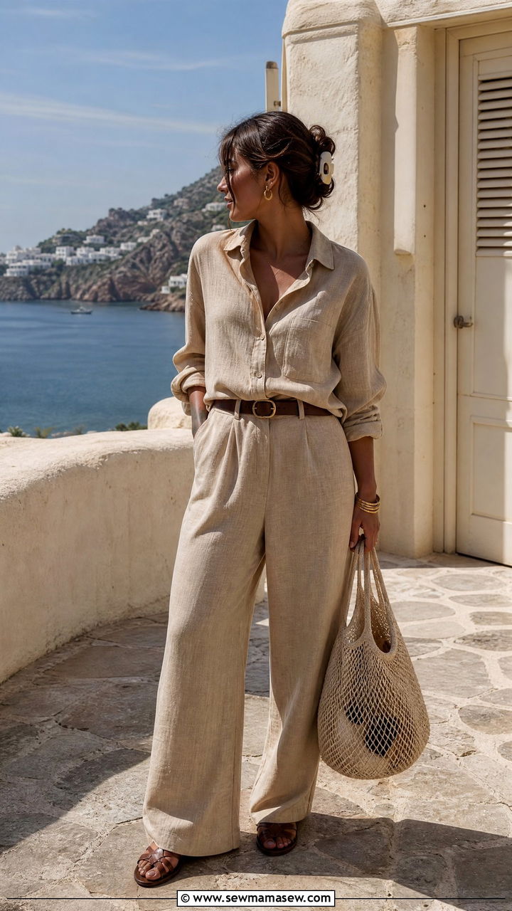 Linen Co Ord Nautical Outfit - 25 Sailor outfit ideas