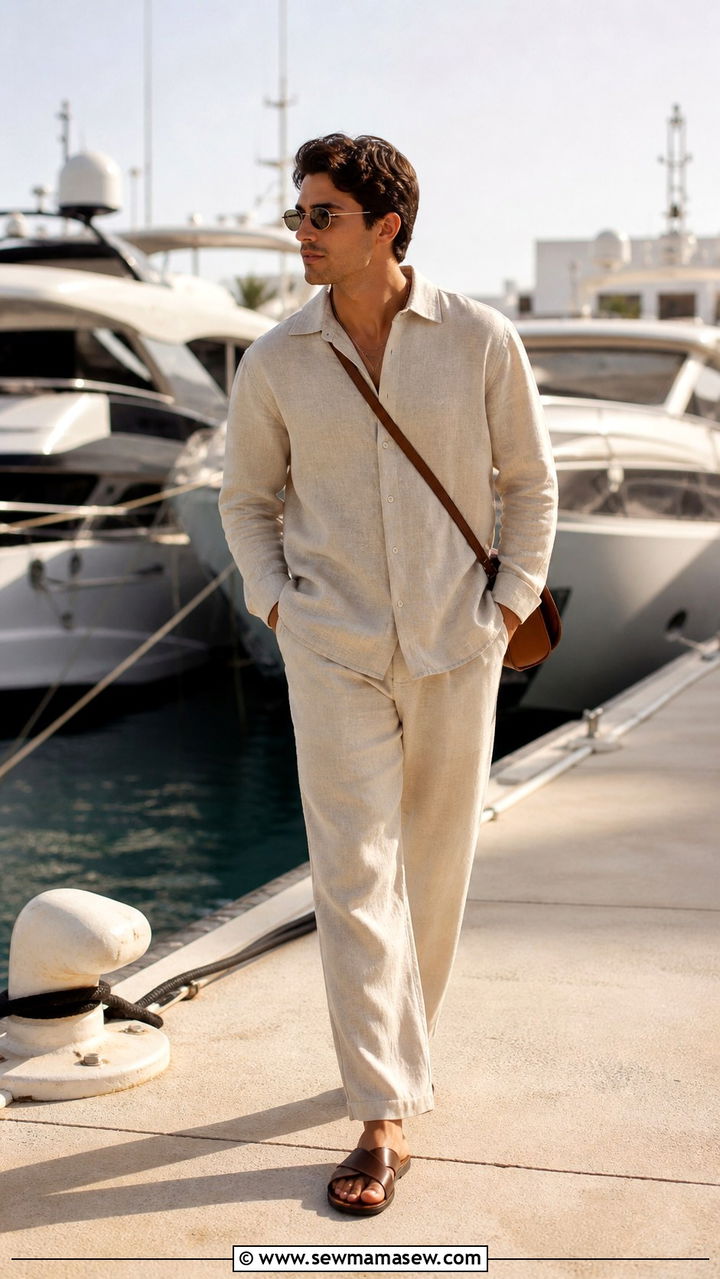 Linen Co Ord Set Antalya Smart Casual Look - 20 Antalya outfit ideas