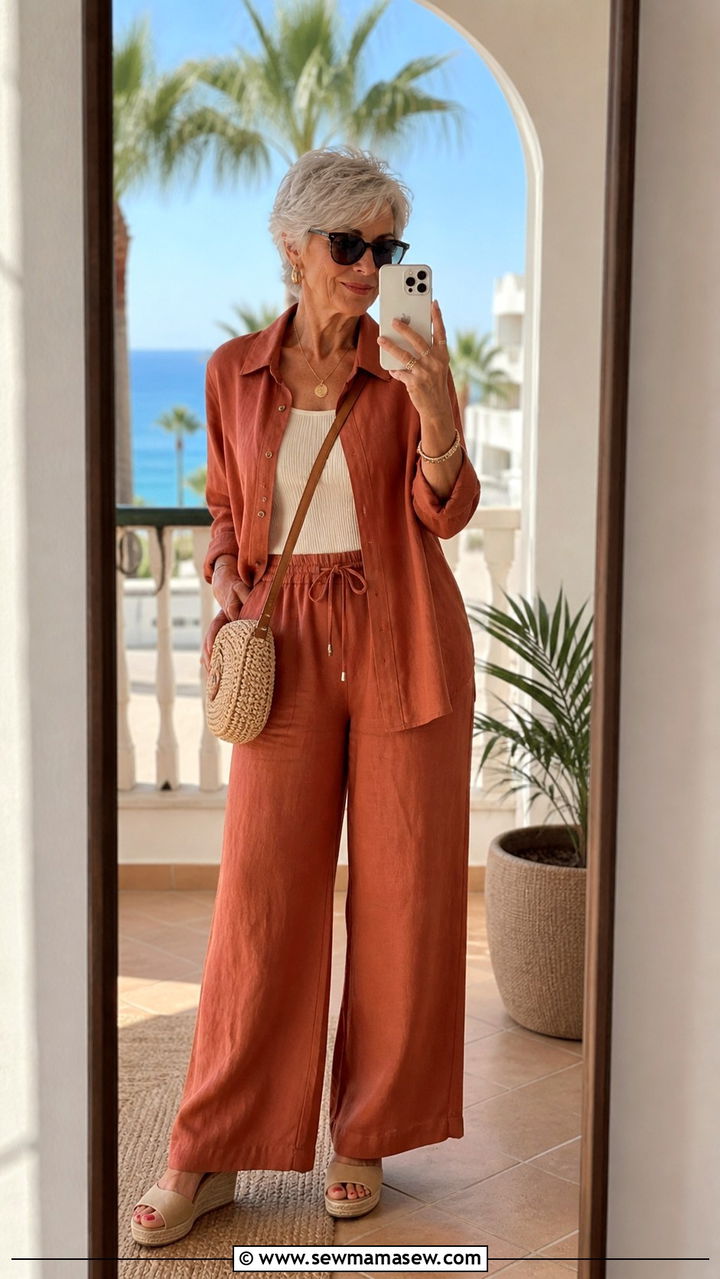 Linen Co Ord Set Summer Outfit Women Over 60 - 40 Summer outfit ideas for women over 60 2026