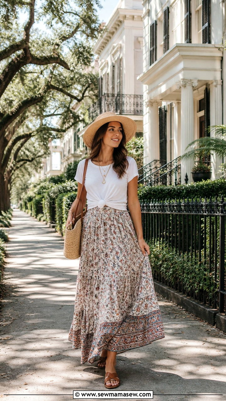 Linen Jumpsuit with Statement Earrings for Dinner and Live Music - 40 What to wear in New Orleans