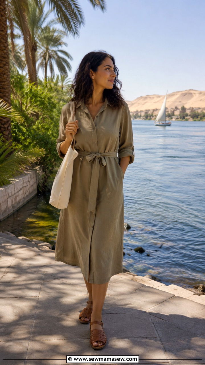 Linen Shirt Dress - 20 Aswan outfit ideas