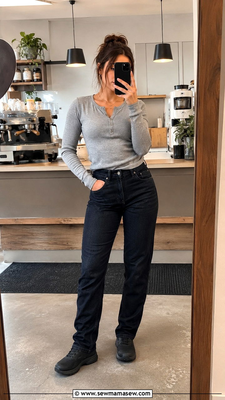 Linen Trousers Barista Outfit for Summer - 20 Barista outfit ideas