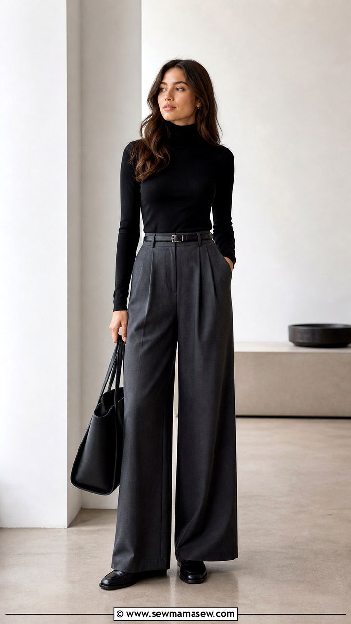 Little Black Dress With Classic Pumps And Pearl Earrings - 40 Timeless outfit ideas