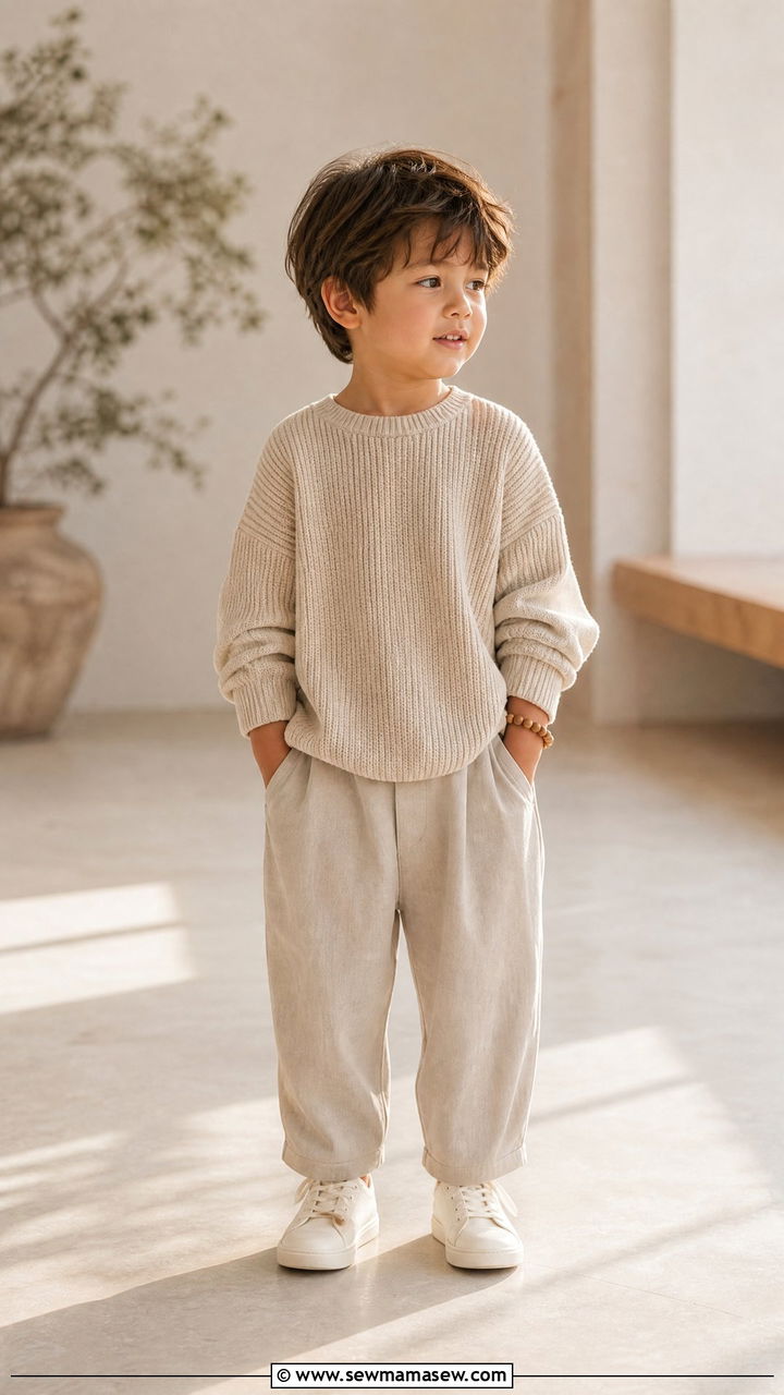Little Boy Neutral Minimalist Outfit - 25 Little boy outfit ideas