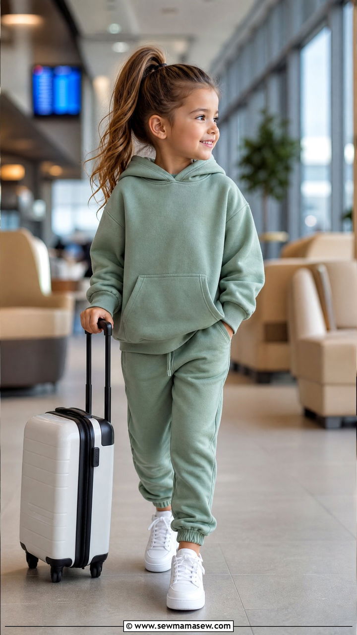 Little Girl Hoodie And Joggers Outfit - 25 Little girl outfit ideas