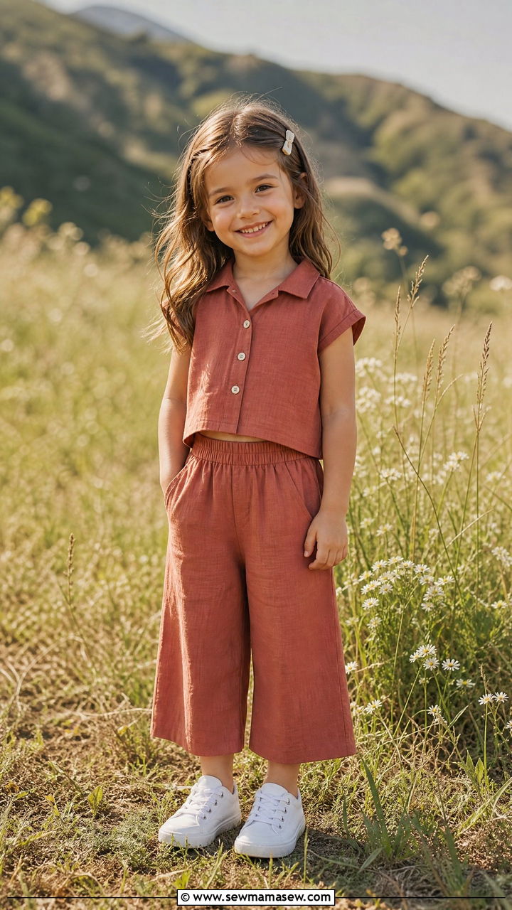 Little Girl Matching Two Piece Set Outfit - 25 Little girl outfit ideas