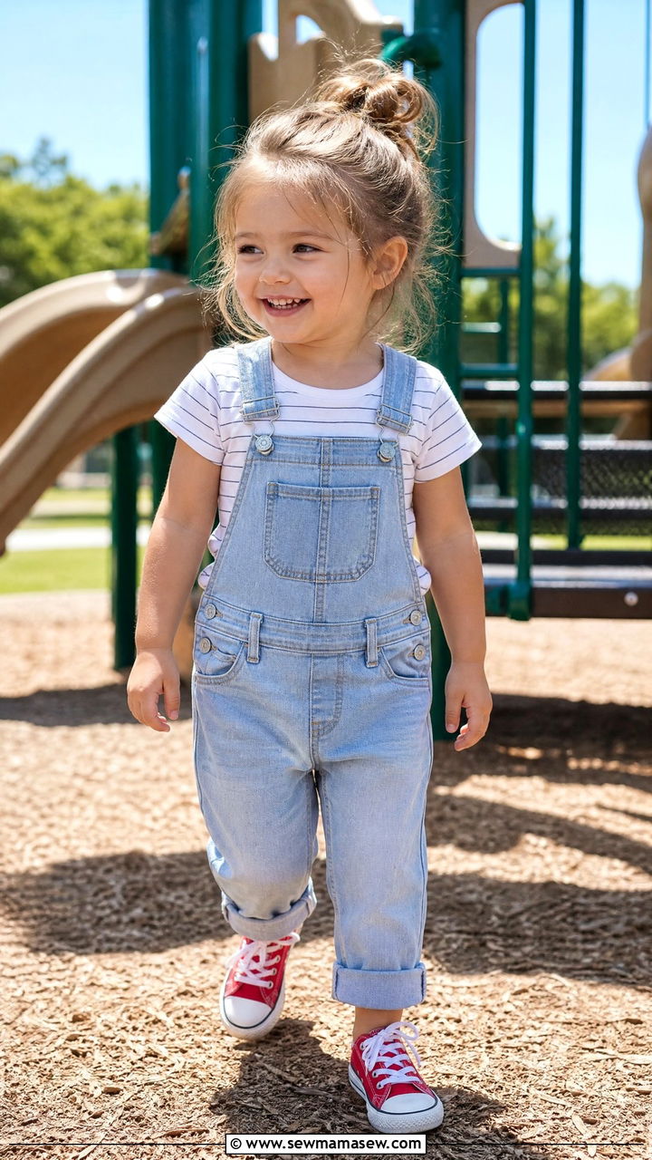 Little Girl Overalls And T Shirt Outfit - 25 Little girl outfit ideas