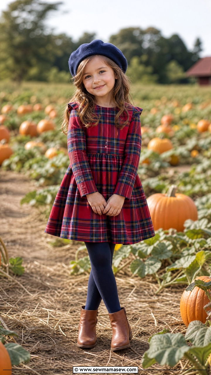 Little Girl Plaid Dress Outfit - 25 Little girl outfit ideas