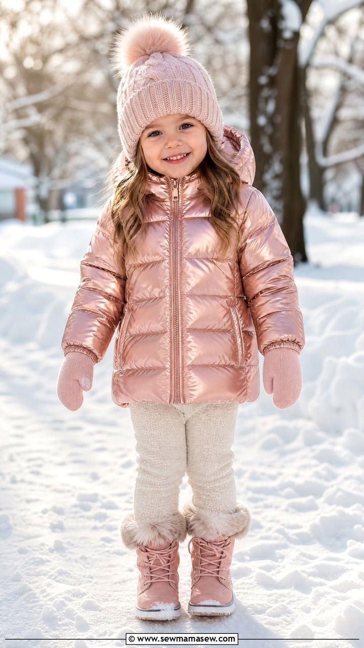 Little Girl Puffer Jacket Winter Outfit - 25 Little girl outfit ideas