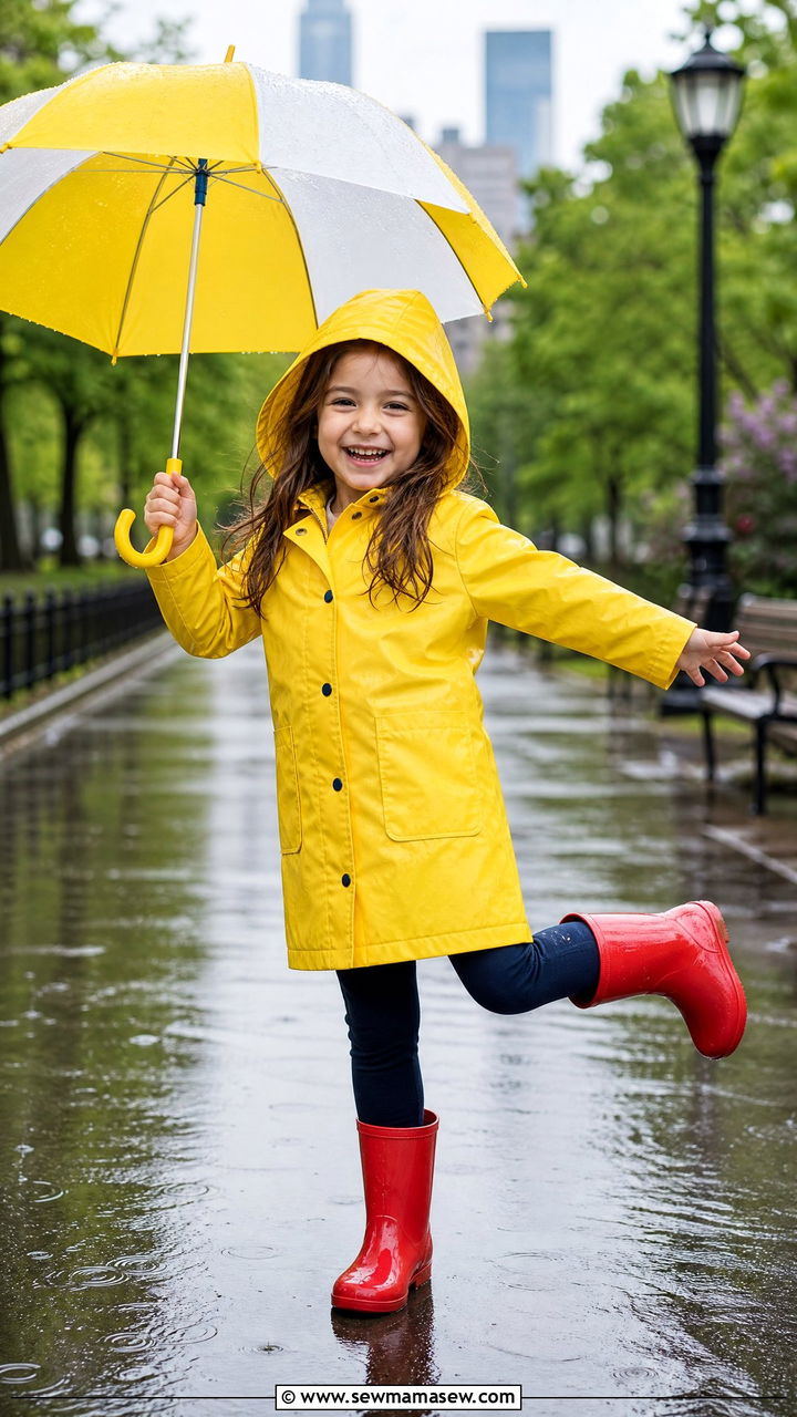 Little Girl Raincoat Outfit - 25 Little girl outfit ideas