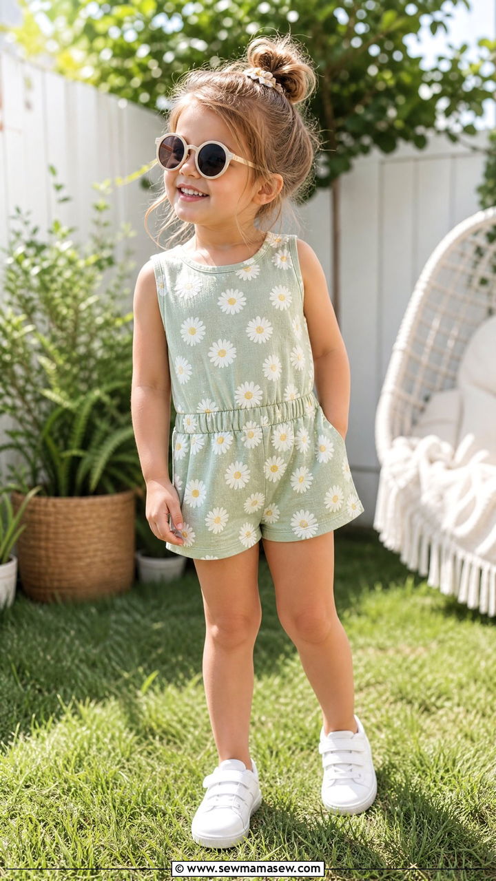 Little Girl Romper For Summer - 25 Little girl outfit ideas