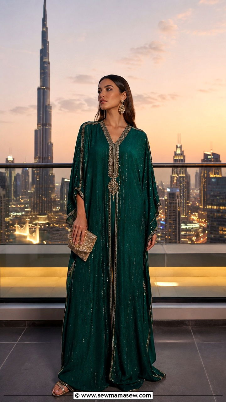Long Kaftan Dress Dubai Evening - 30 Dubai outfit ideas modest