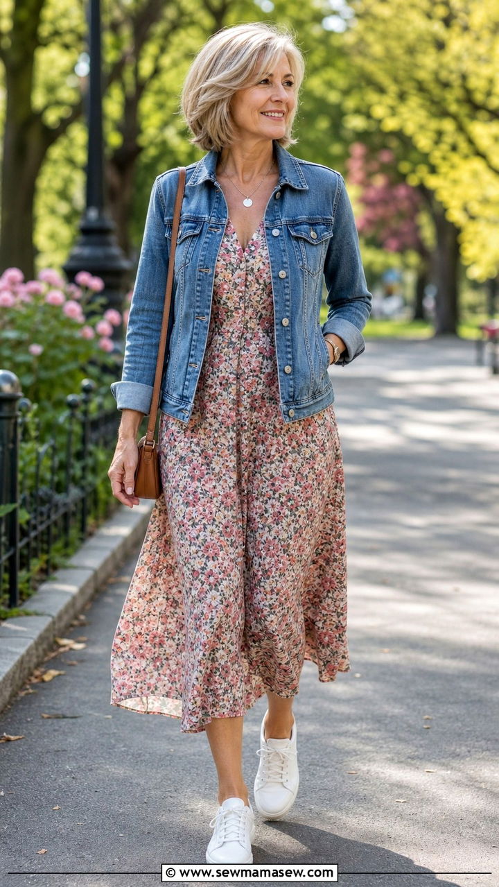 Long Line Cardigan and Wide Leg Pants - 40 How to dress in your 50s