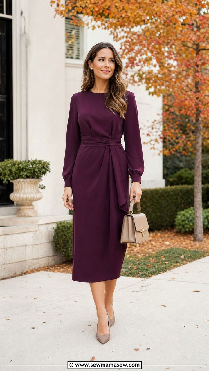 Long Sleeve Dress For Wedding Guest - 35 Affordable wedding guest outfits