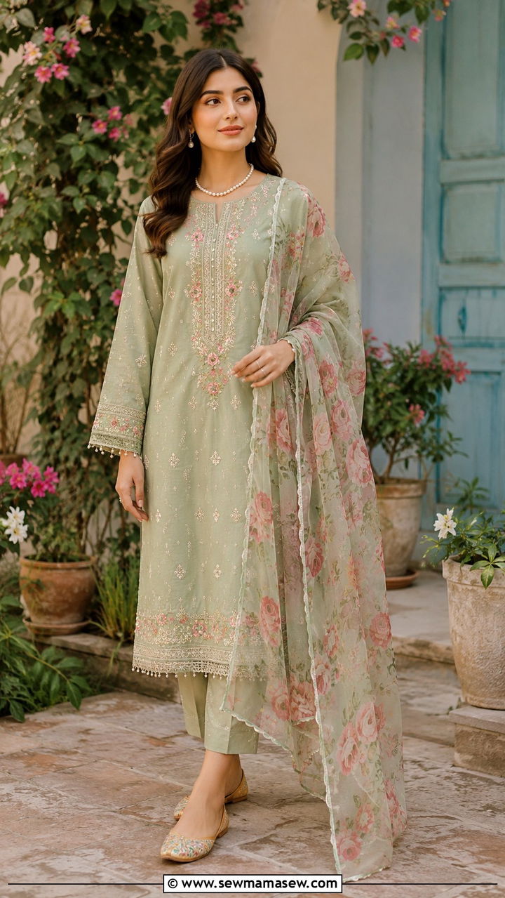 Long Straight Kurta with Jeans and Sneakers - 25 Multan outfit ideas
