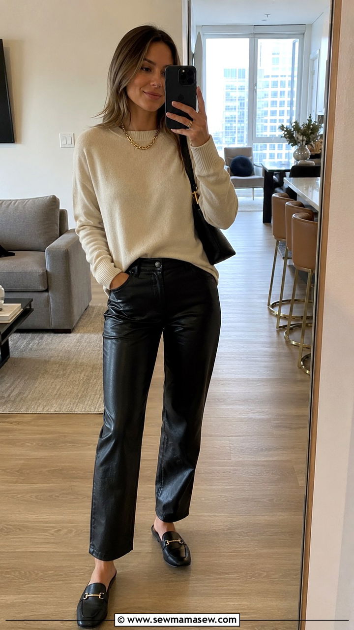 Long sleeve midi dress with ankle boots outfit - 20 summer to fall outfits 2026