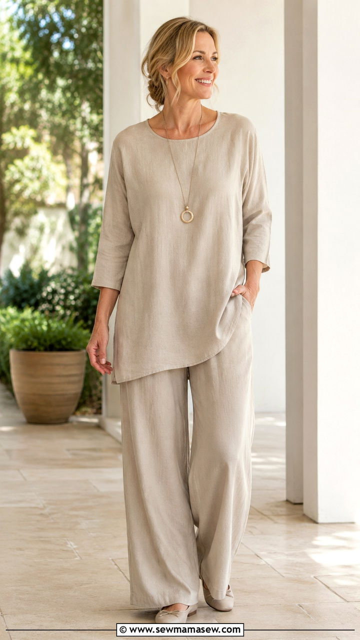 Longline Vest Over A Maxi Shirt Dress - 30 transitional modest outfit ideas