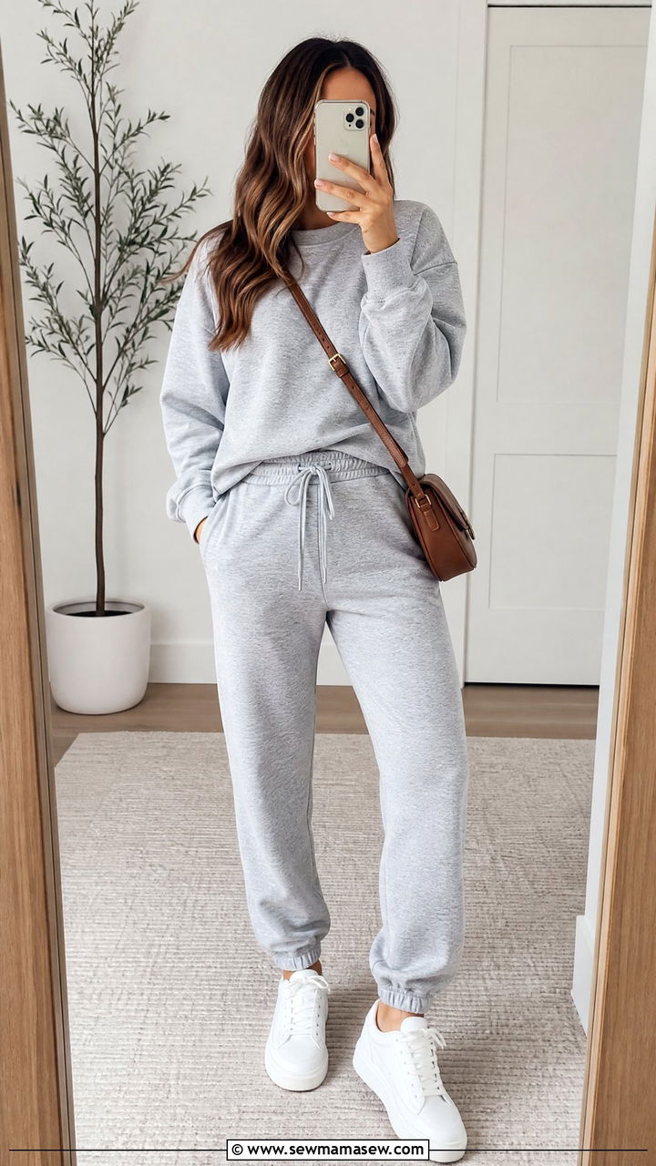 Lounge matching set outfit - 25 chic matching set outfit ideas