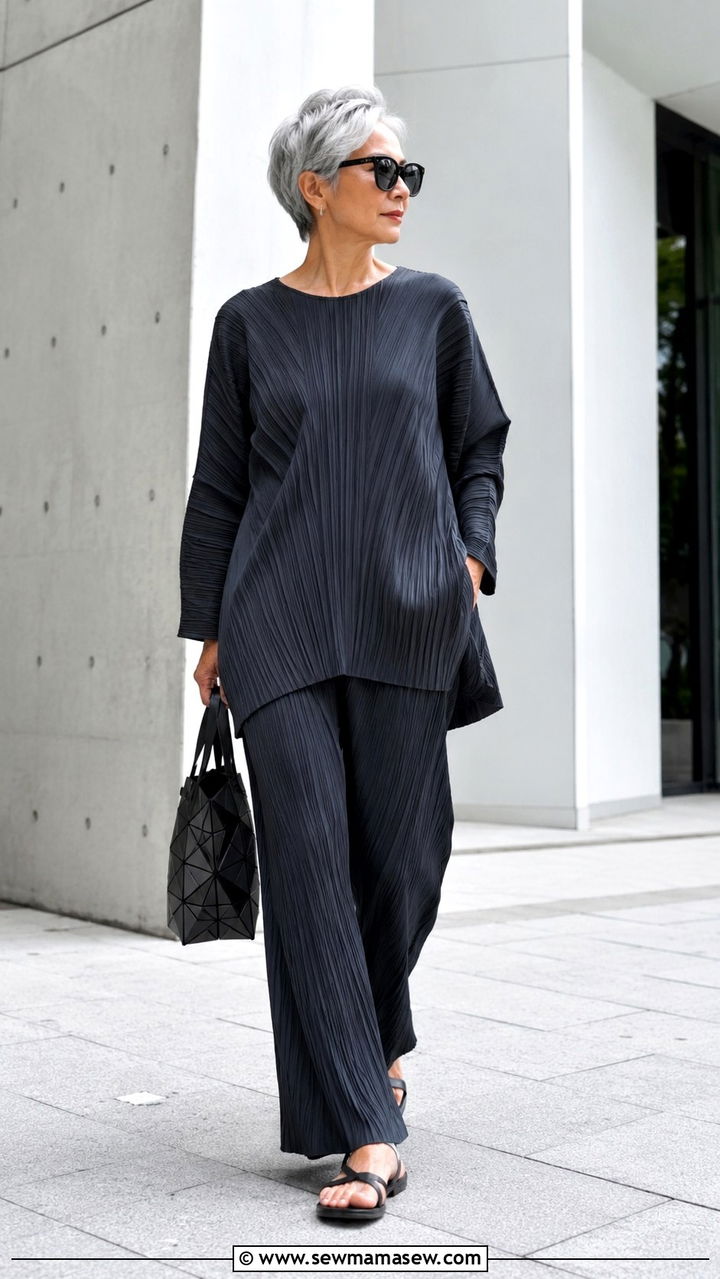 Lyn Slater Issey Miyake Pleats Outfit - 20 Lyn Slater outfit ideas