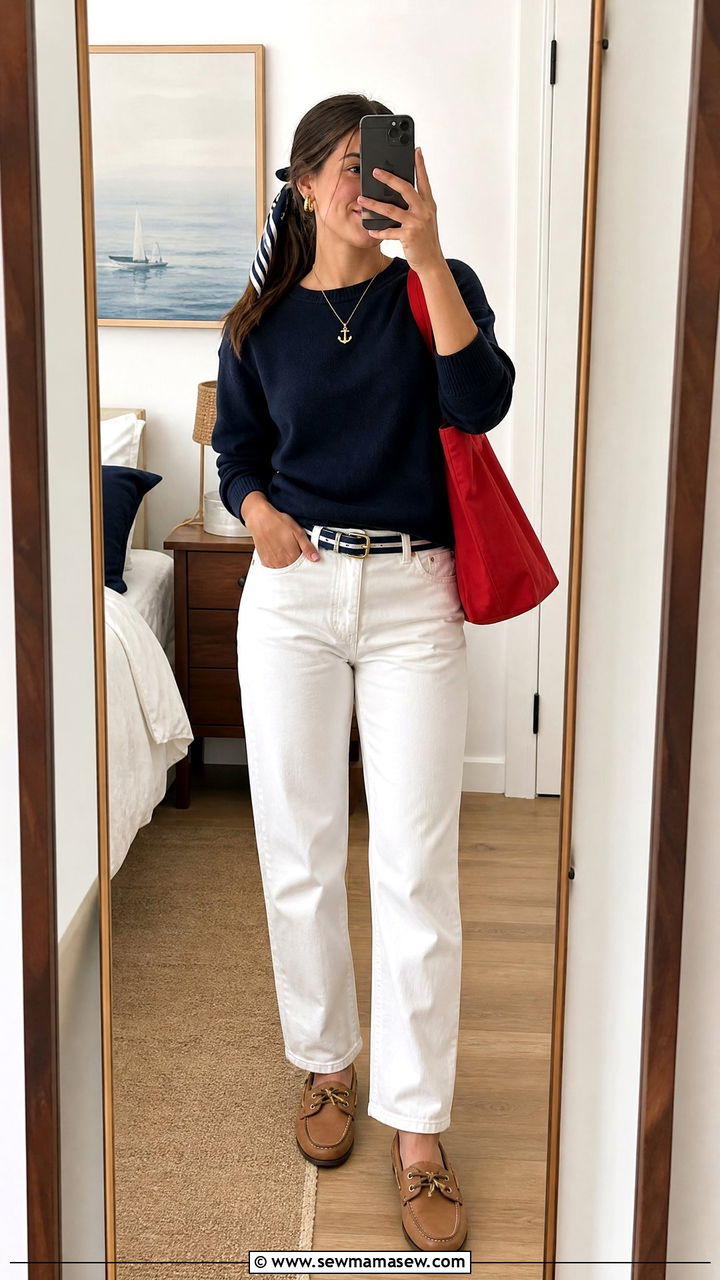 Maritime Accessories with Everyday Basics - 25 Sailor outfit ideas