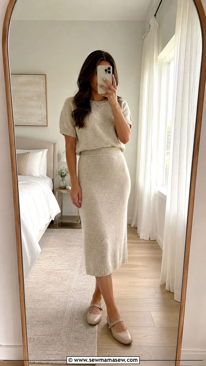 Mary Janes With Matching Knit Set - 30 How to style mary janes
