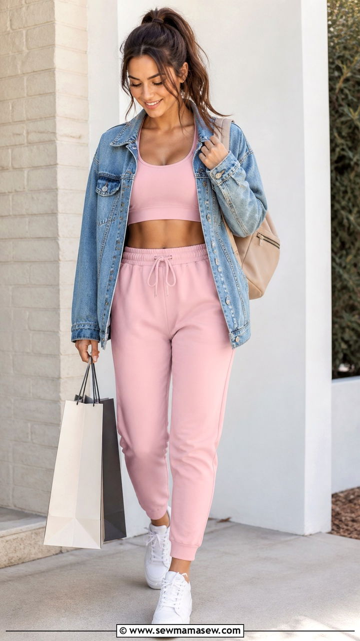 Matching Activewear Set Shopping Outfit - 40 Shopping outfit ideas