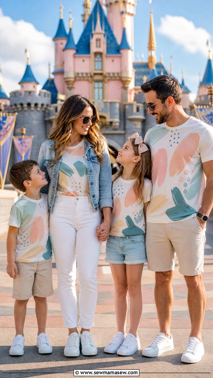 Matching Family Disney Shirts Outfit - 40 What to wear in Disneyland