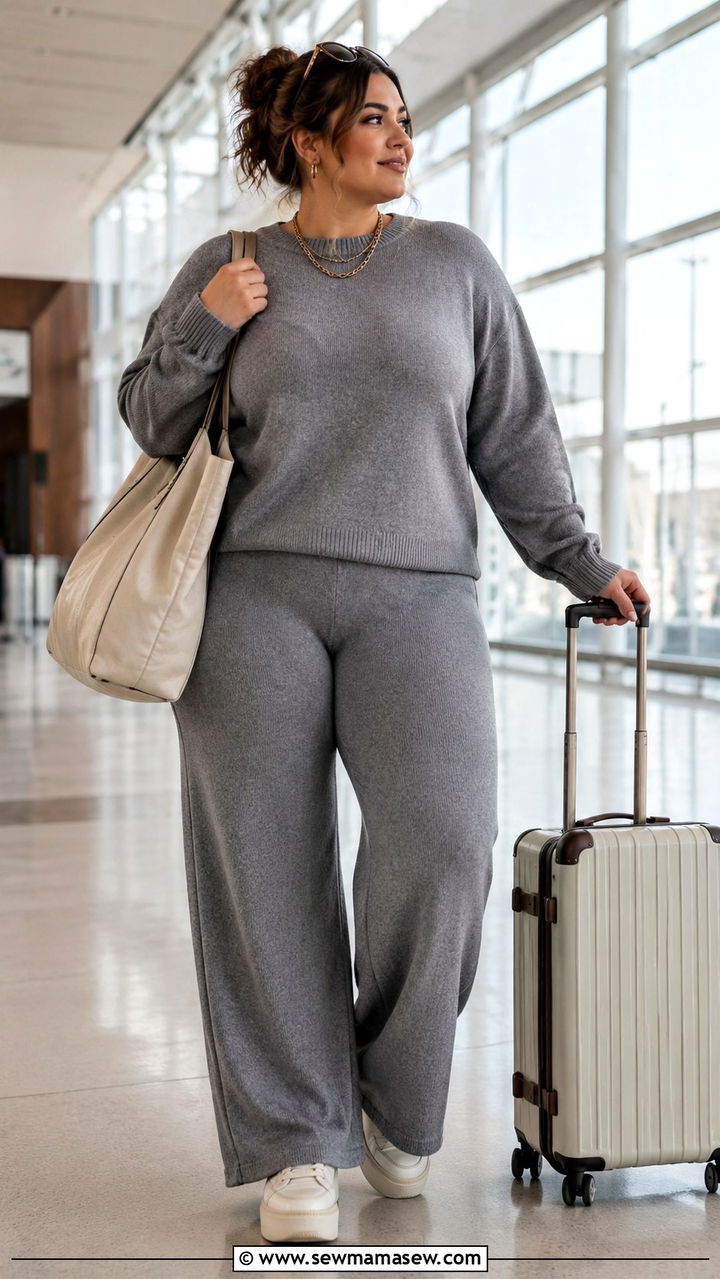 Matching Knit Set with Platform Sneakers - 20 Plus size from Universal Standard