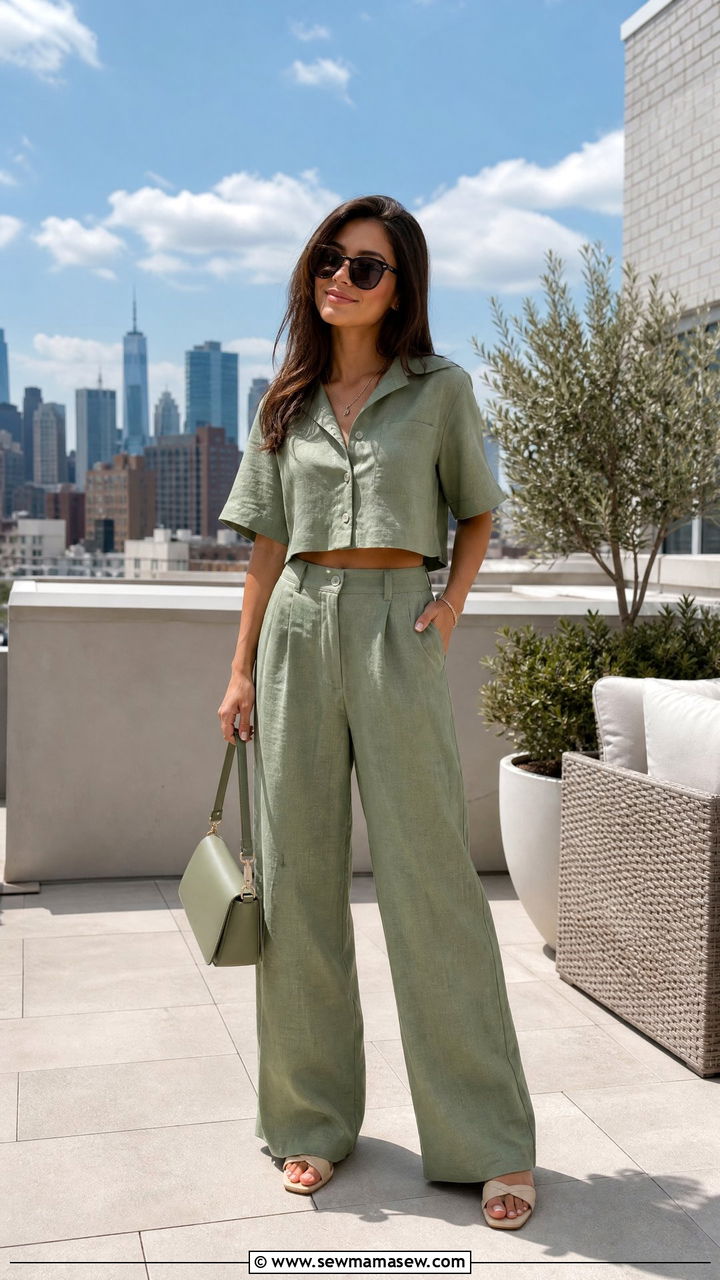 Matching Linen Co Ord Set Petite Summer - 25 Petite outfit ideas summer 2026