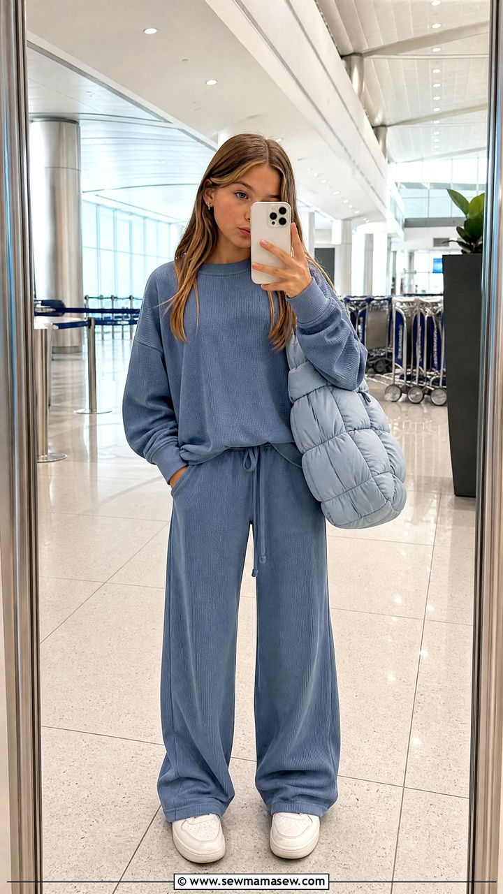 Matching Lounge Set Outfit - 30 Tween outfit ideas aesthetic