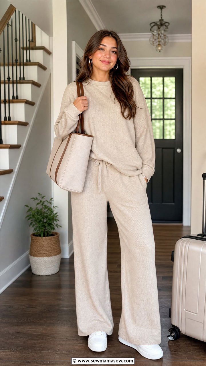 Matching Lounge Set Outfit - 25 Fashion for college freshman