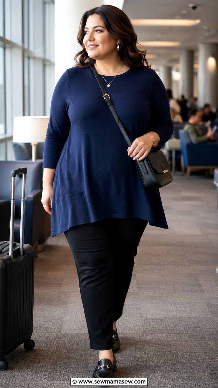 Matching Lounge Set Travel Outfit Curvy Women - 25 Travel outfit ideas curvy women
