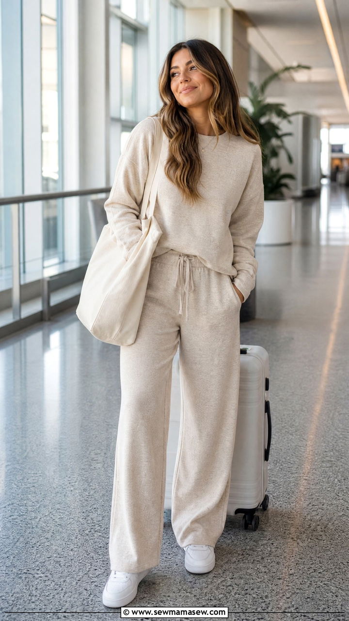Matching Lounge Set With Sneakers - 25 casual cute outfits