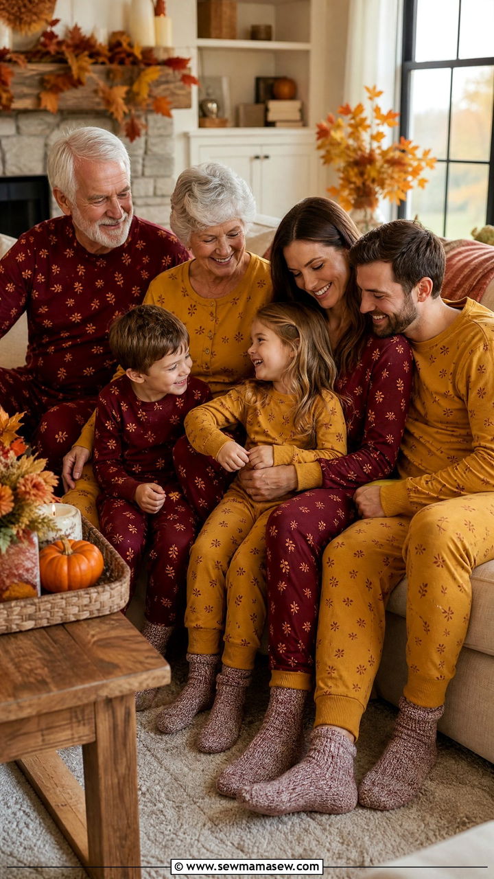 Matching Pajama Set for Thanksgiving - 25 Matching pajama outfit ideas