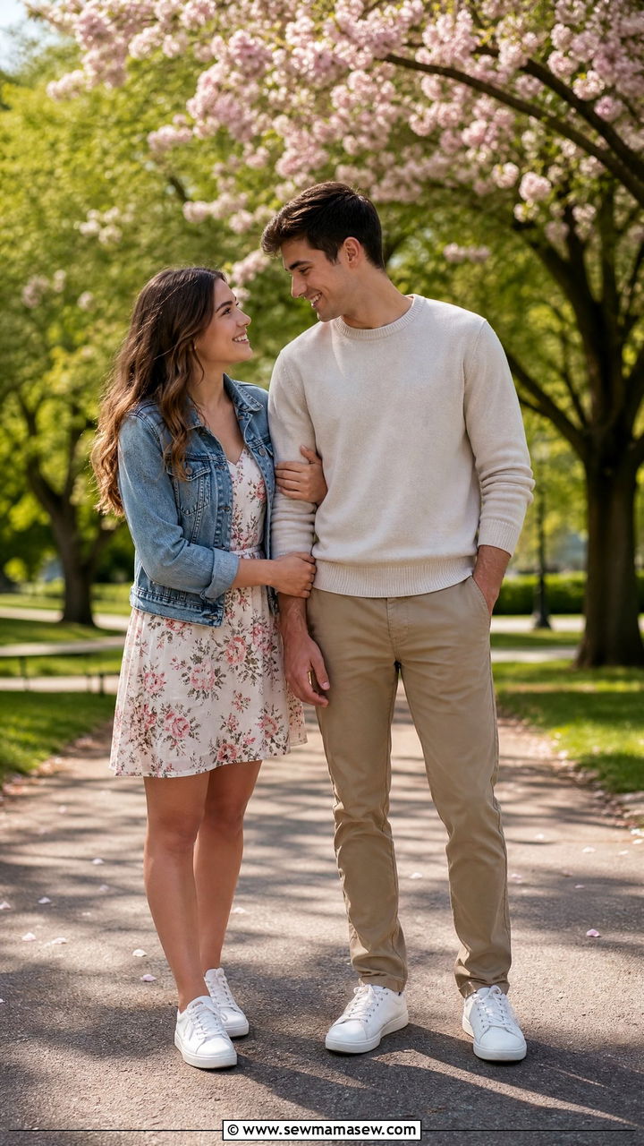 Matching Park Date Couple Outfit - 25 Spring matching outfits for couples