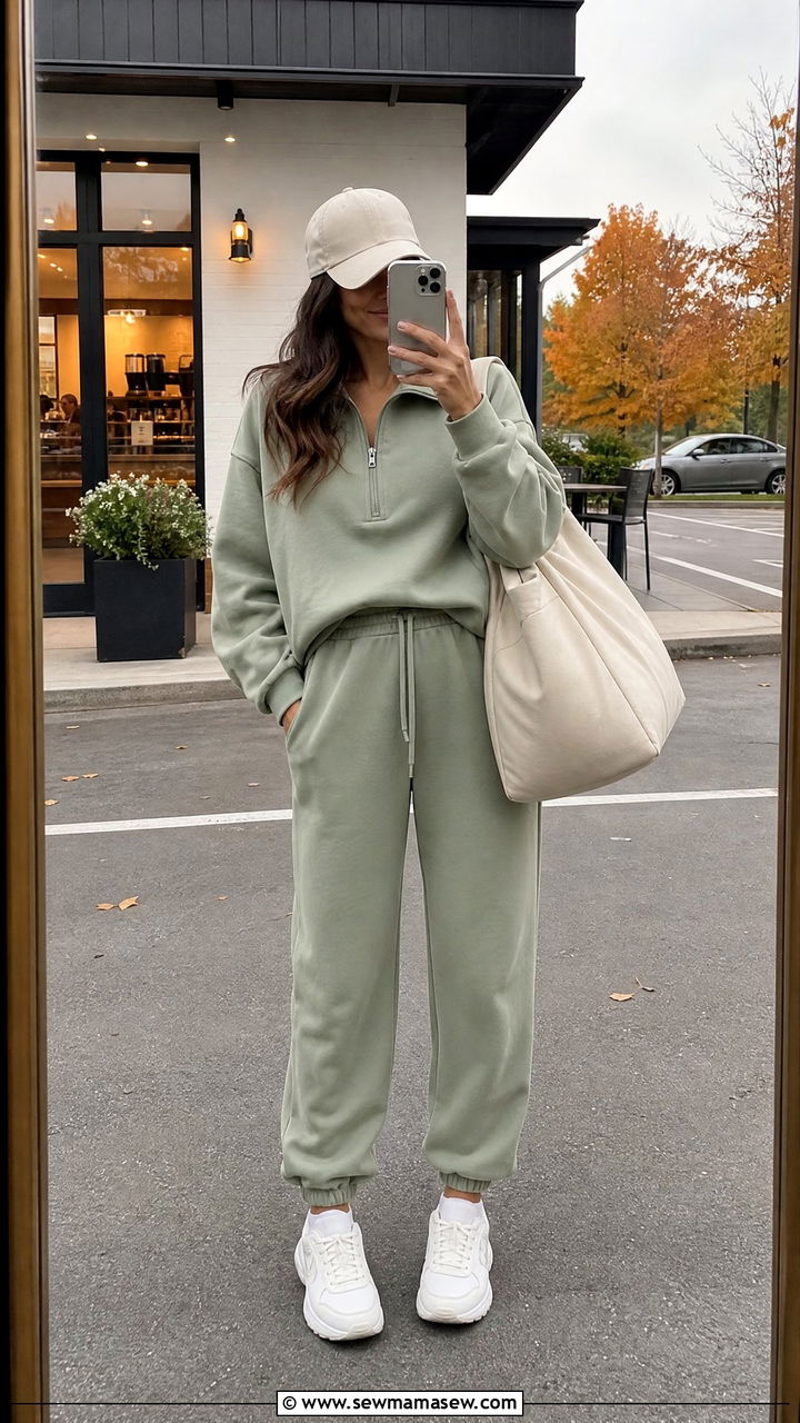 Matching Sweat Set Errands Outfit - 30 errands outfits ideas