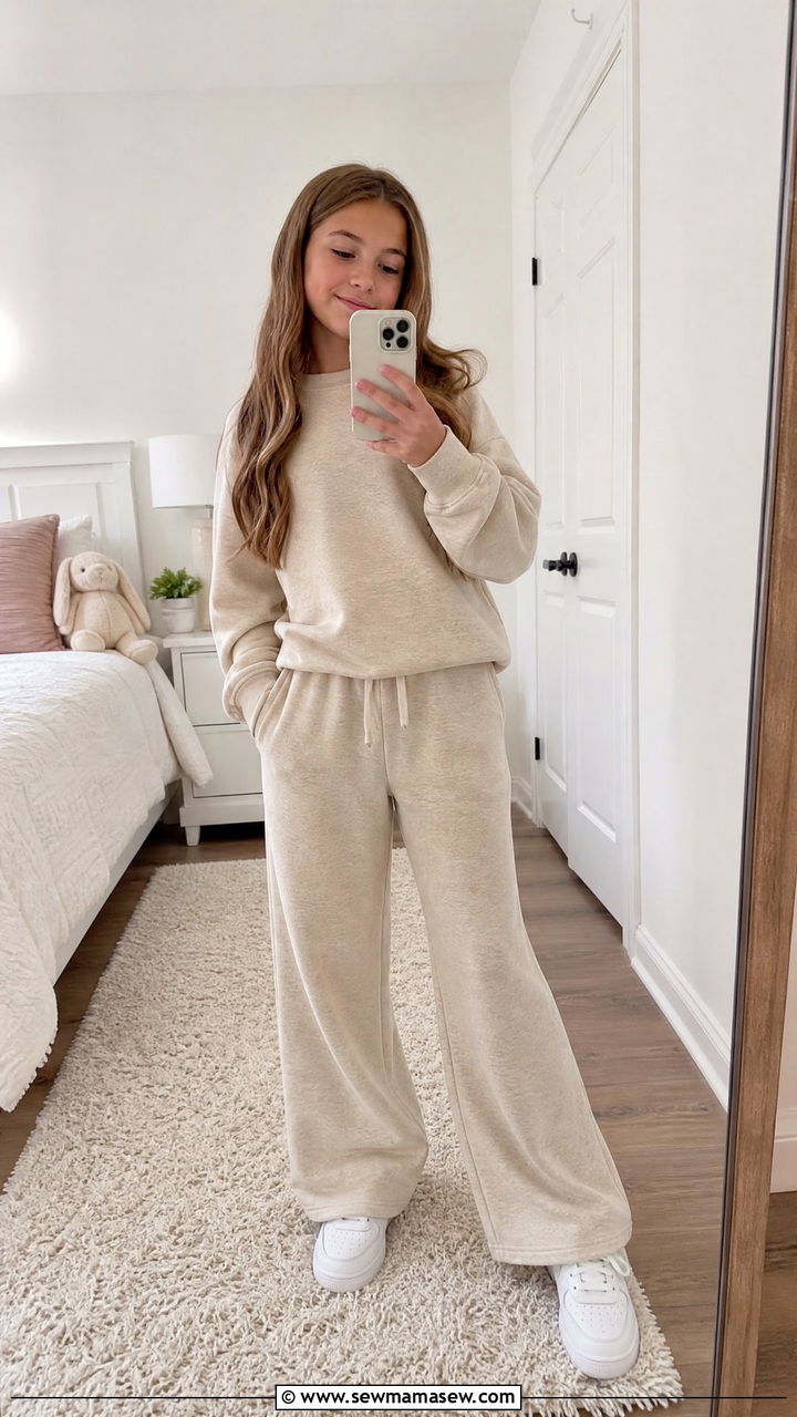 Matching Sweat Set Outfit - 25 Tween outfit ideas 2026