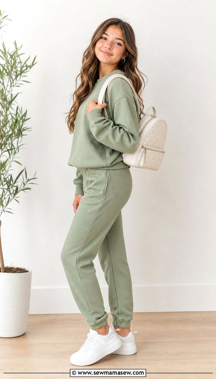 Matching Sweatsuit Set Outfit - 25 Cute outfits for 14 year olds
