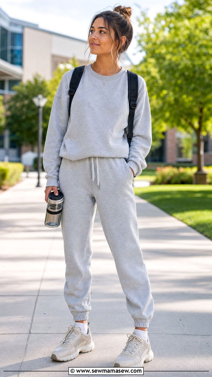 Matching Sweatsuit Set School Outfit - 35 back to school outfits Pinterest