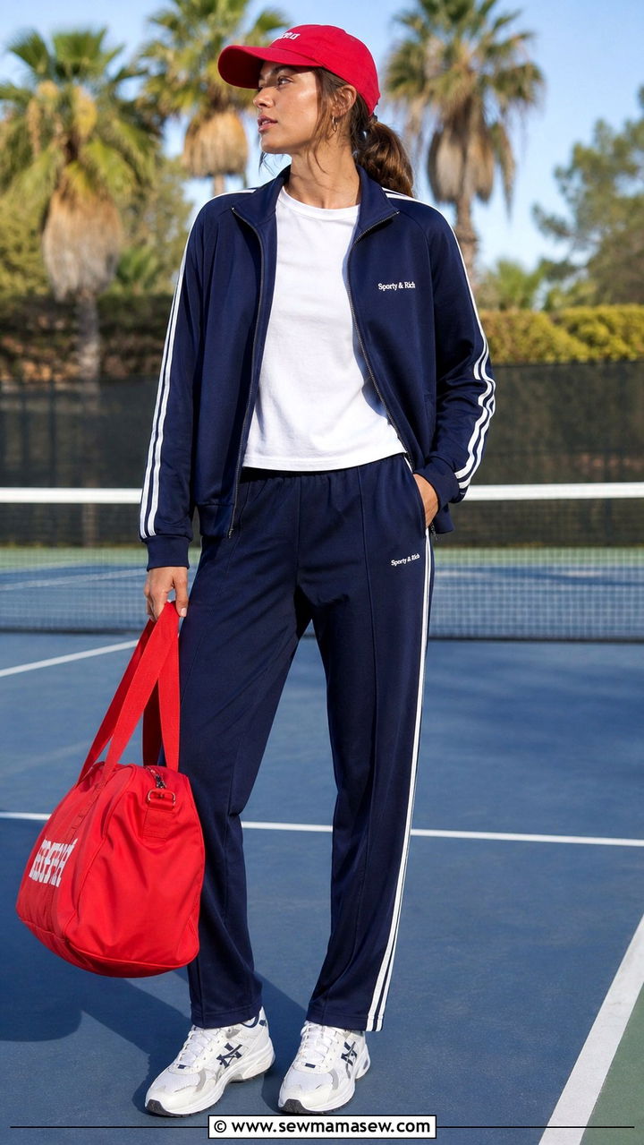 Matching Track Suit Outfit With Sneakers - 40 matching set outfits