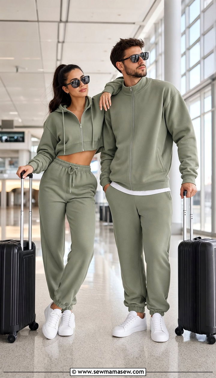 Matching Tracksuit Couple Spring Outfit - 25 Spring matching outfits for couples