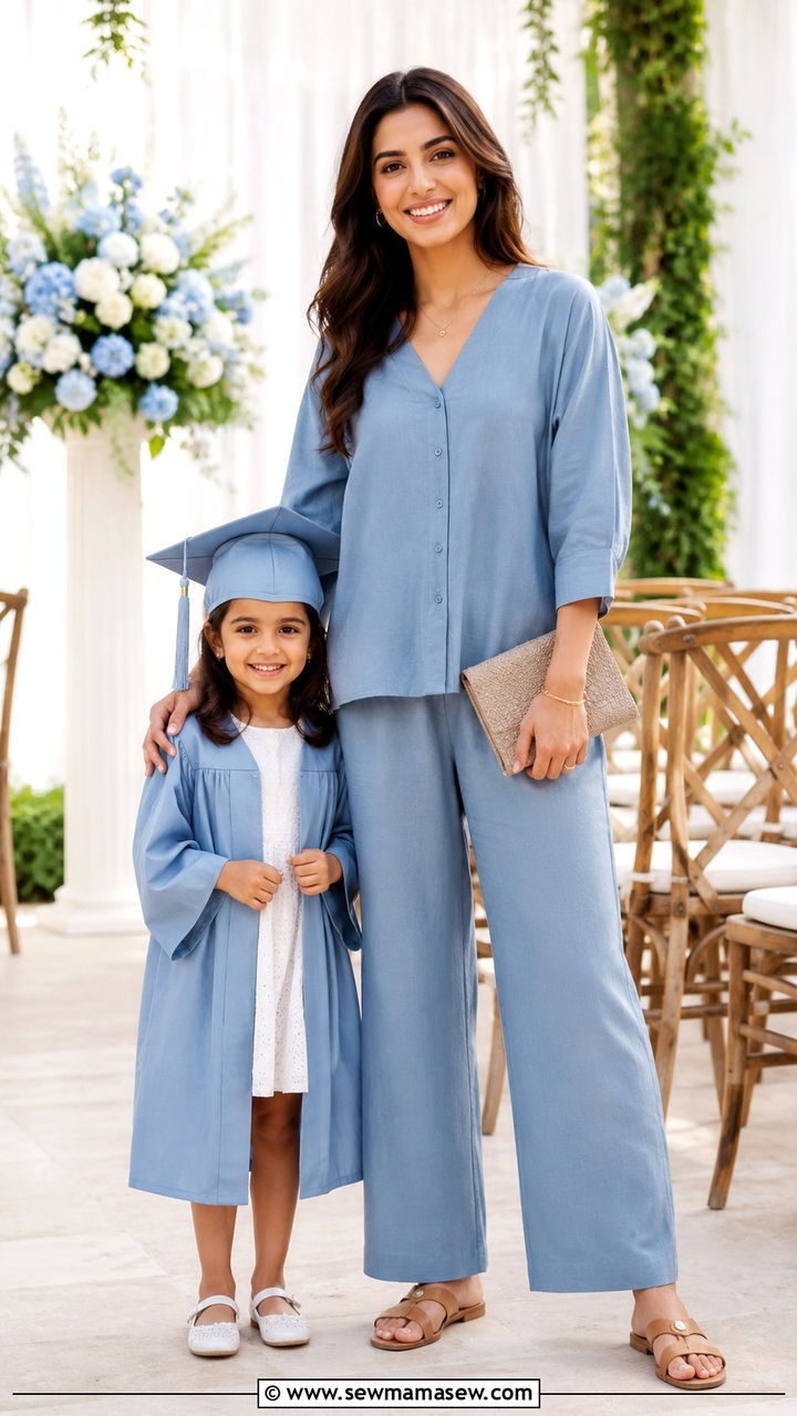 Matching Two Piece Coordinated Set - 30 Kindergarten graduation outfit ideas for moms