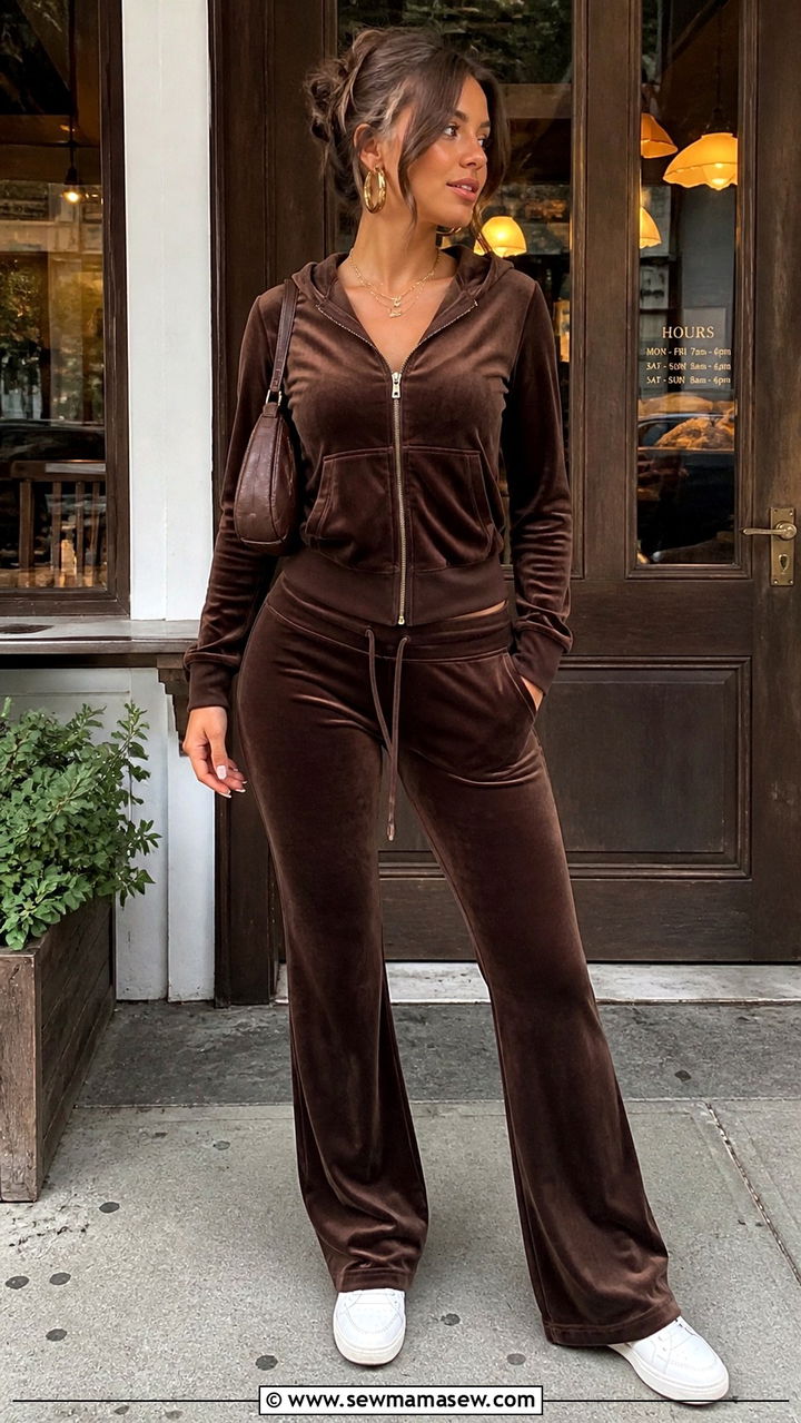 Matching Velour Set Outfit Retro - 40 matching set outfits