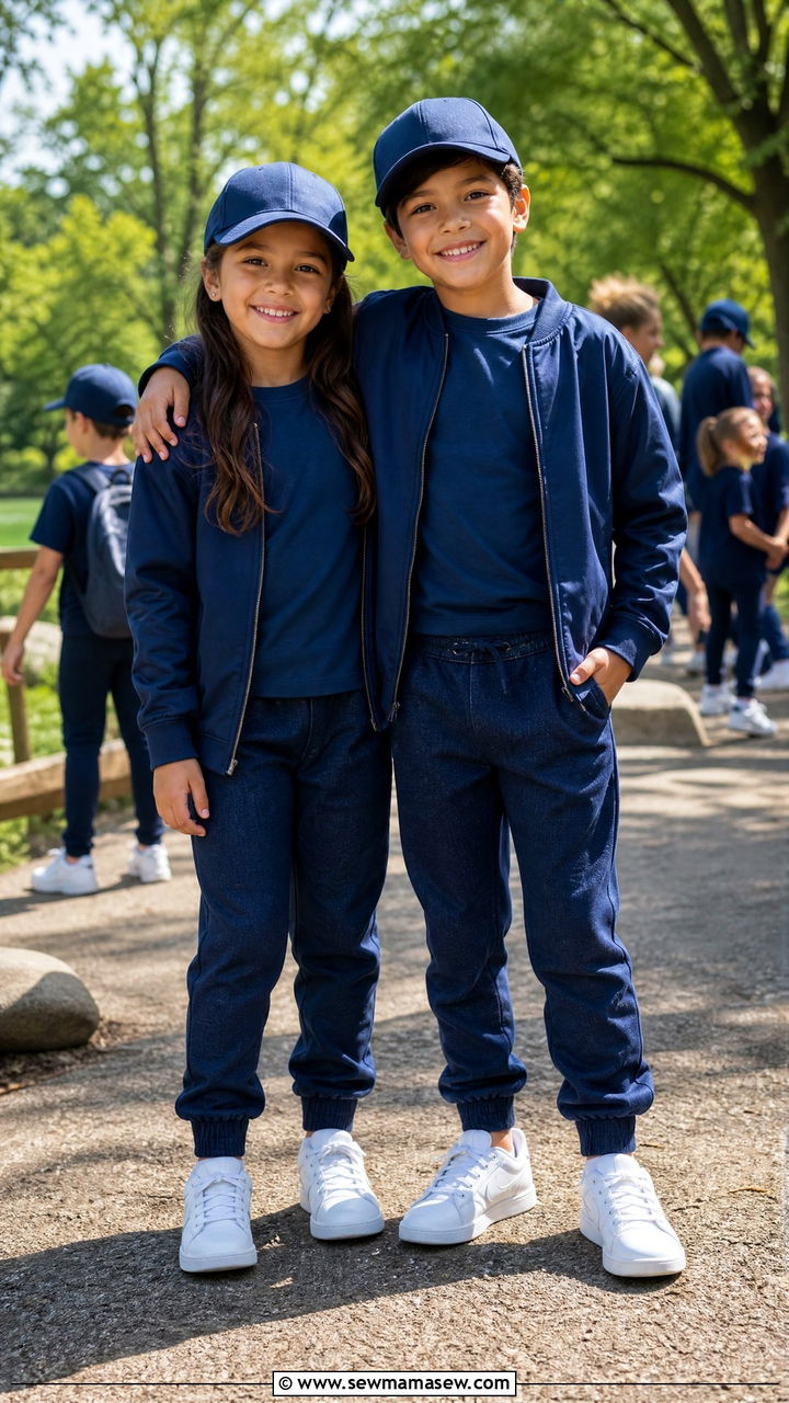 Matching field trip outfit for kids - 25 Field trip outfit ideas for kids