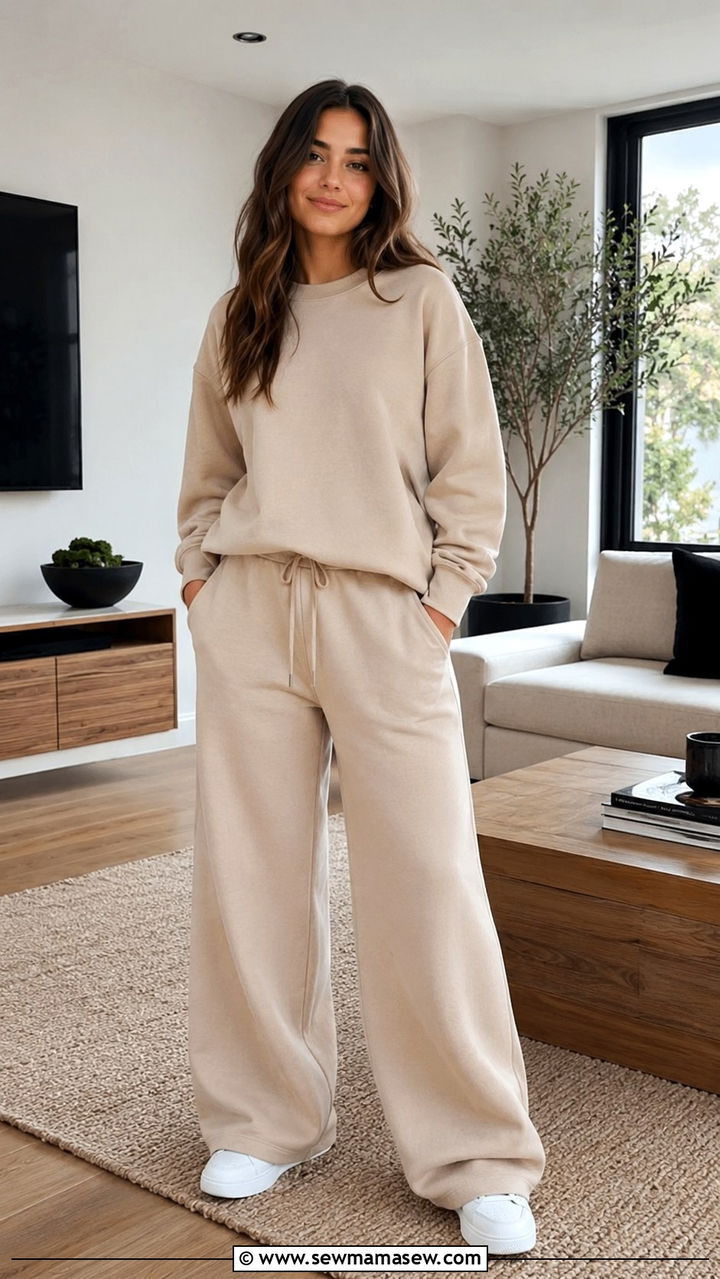 Matching lounge set - 30 Gym outfit ideas 2026