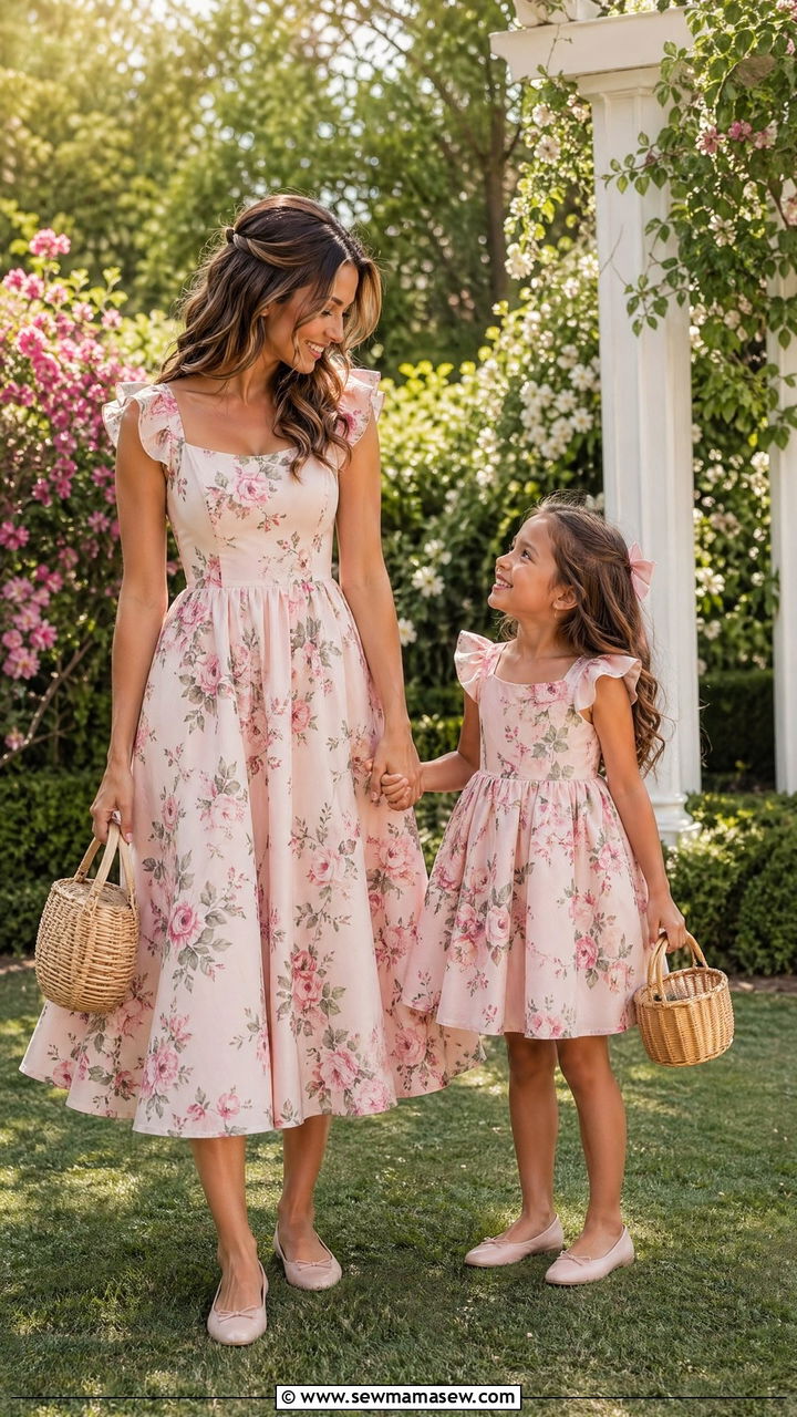 Matching mommy and me dresses for family reunion - 35 Family reunion outfit ideas