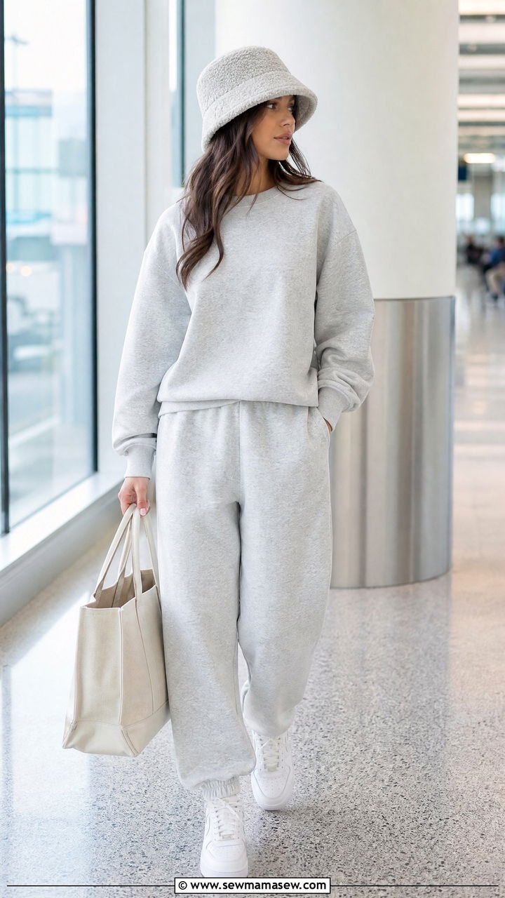 Matching sweatsuit and bucket hat outfit - 25 How to style a bucket hat